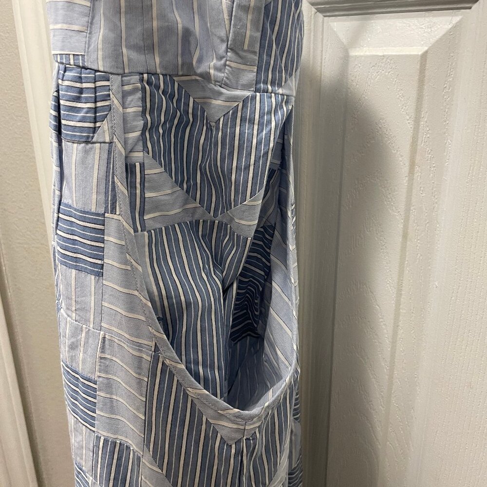 Sea New Work Helmi Striped Shirting Midi Dress - Picture 11 of 16